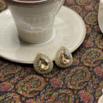 گوشواره اشکی دست دوز چیکا کد 1 - Image 2