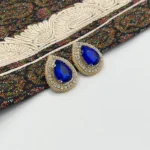 گوشواره اشکی دست دوز چیکا کد 4 - Image 2