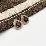 گوشواره اشکی دست دوز چیکا کد 5 - Image 2
