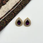 گوشواره اشکی دست دوز چیکا کد 6