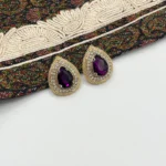 گوشواره اشکی دست دوز چیکا کد 6 - Image 2