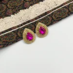 گوشواره اشکی دست دوز چیکا کد 8 - Image 2
