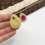 گوشواره اشکی دست دوز چیکا کد 8 - Image 4