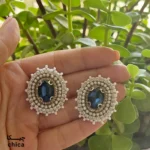 گوشواره ملکه دست دوز چیکا - Image 6