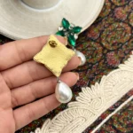 گوشواره شبدر دست دوز چیکا - Image 3